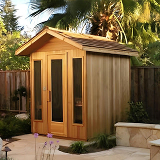 Finlandia Outdoor Sauna Room 8′ x 8′ - The Sauna Place