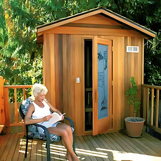 Finlandia Outdoor Sauna Room 8′ x 8′ - The Sauna Place