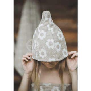 Floral sauna hat - The Sauna Place