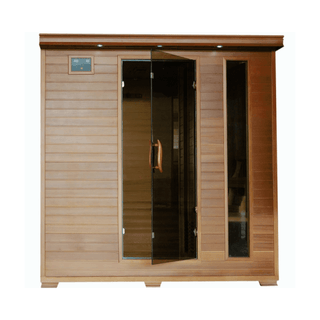 HeatWave Great Bear 6 Person Cedar Infrared Sauna - The Sauna Place