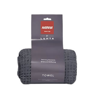 Harvia - Sauna Towel (80 x 160cm) Gray - The Sauna Place