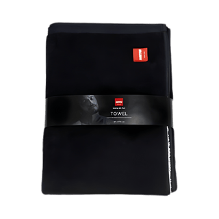 Harvia - Towel (90 x 170cm) Black - The Sauna Place