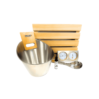 Harvia Stainless Steel Accessory Set - The Sauna Place