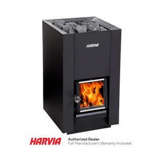 Harvia Linear 16 Wood Burning Sauna Stove - The Sauna Place