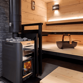 Harvia 20 ES Pro Wood Burning Sauna Stove - The Sauna Place