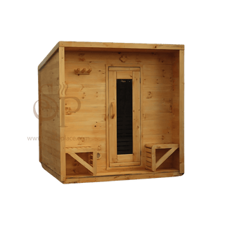 Heritage™ 4 People 7' x 7' Cabin Sauna - The Sauna Place