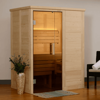 Almost Heaven Hillsboro 2-Person Prebuilt Sauna - The Sauna Place