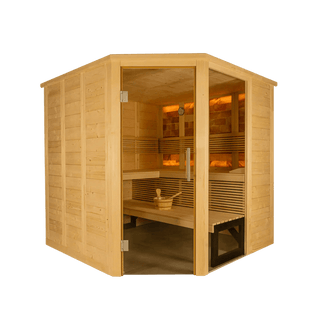 Almost Heaven Himalaya 6-Person Corner Indoor Sauna - The Sauna Place