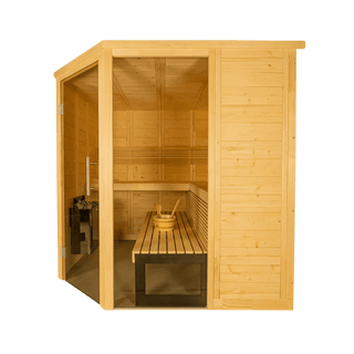 Almost Heaven Himalaya 6-Person Corner Indoor Sauna - The Sauna Place