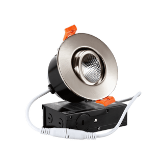 LED Recessed Light Satin Nickel - The Sauna Place