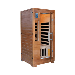 HeatWave Majestic 1-2 Person Hemlock Carbon Infrared Sauna - The Sauna Place