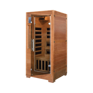 HeatWave Majestic 1-2 Person Hemlock Carbon Infrared Sauna - The Sauna Place