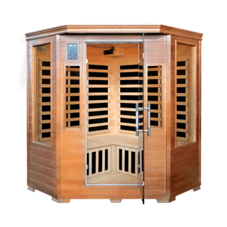 HeatWave Majestic 3 Person Hemlock Carbon Infrared Sauna - The Sauna Place