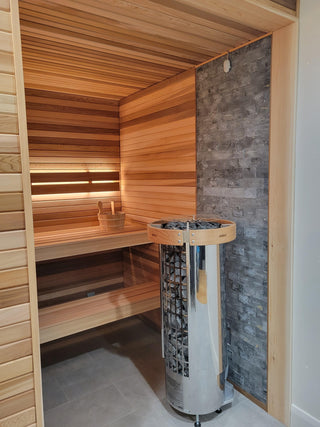 Custom Indoor Cedro Sauna™ Maui 4’x7’ cut to your precise dimensions