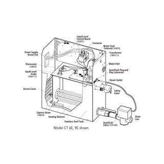 Mr. Steam Part No. 103579 Internal Fuse Block Wiring - The Sauna Place