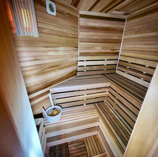 Custom Indoor Cedro Sauna™ Nashville 9’x9’ cut to your precise dimensions