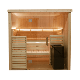 Almost Heaven Nordic 4-Person Prebuilt Sauna - The Sauna Place