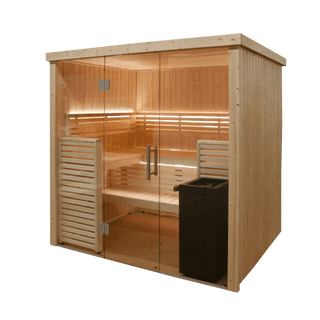 Almost Heaven Nordic 4-Person Prebuilt Sauna - The Sauna Place