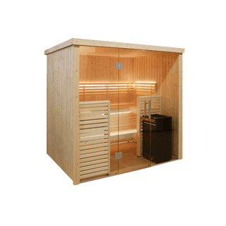 Almost Heaven Nordic 4-Person Prebuilt Sauna - The Sauna Place