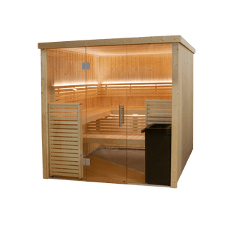 Almost Heaven Nordic 6-Person Prebuilt Sauna - The Sauna Place