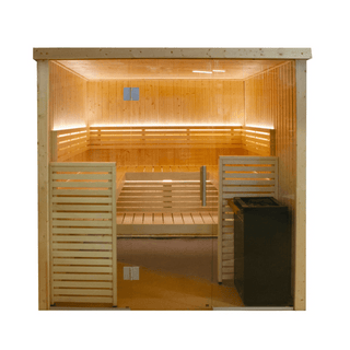 Almost Heaven Nordic 6-Person Prebuilt Sauna - The Sauna Place