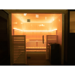 Almost Heaven Nordic 6-Person Prebuilt Sauna - The Sauna Place