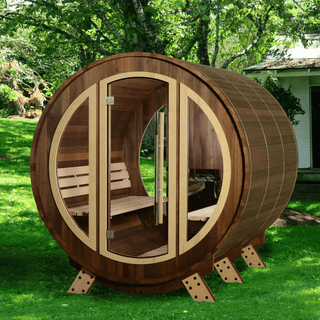 Phoenix – 6 Person Luxury Barrel Sauna - The Sauna Place