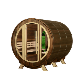 Phoenix – 6 Person Luxury Barrel Sauna - The Sauna Place