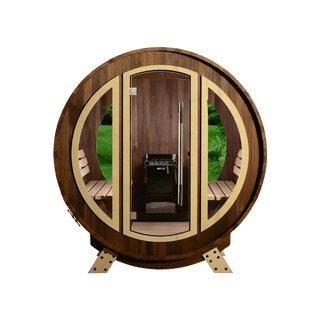 Phoenix – 6 Person Luxury Barrel Sauna - The Sauna Place