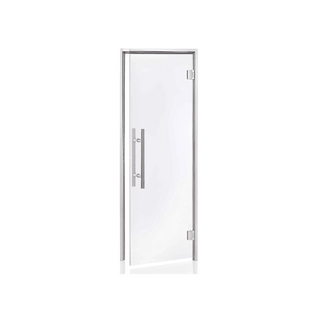 Premium Sauna/Steam Room Door w/ Clear Glass 24 1/2″ x 80 1/8″ - The Sauna Place