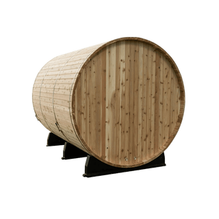 Almost Heaven 6′ x 7′ Kenova 4-6 person Barrel Sauna - The Sauna Place