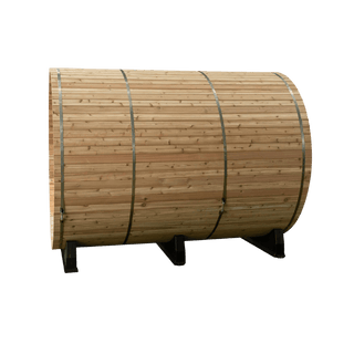 Almost Heaven 6′ x 7′ Kenova 4-6 person Barrel Sauna - The Sauna Place