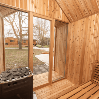 Dundalk Pure Cube Hudson Outdoor Saunas – CALL FOR PRICING - The Sauna Place