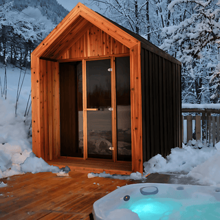 Dundalk Pure Cube Hudson Outdoor Saunas – CALL FOR PRICING - The Sauna Place