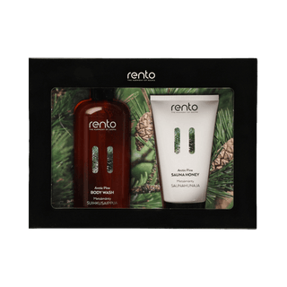 Rento Gift Set Body Wash & Sauna Honey, Arctic Pine - The Sauna Place