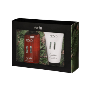 Rento Gift Set Body Wash & Sauna Honey, Arctic Pine - The Sauna Place