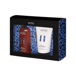 Rento Gift Box with Blueberry Body Wash and Sauna Honey - The Sauna Place