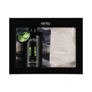 Rento Gift Box with Birch Sauna Scent and Seat Covers - The Sauna Place