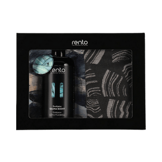 Rento Gift Box with Eucalyptus Sauna Scent and Pino Seat Covers - The Sauna Place