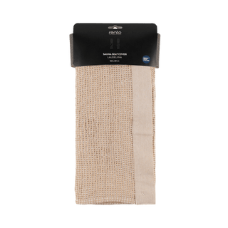 Rento Kenno Sauna Seat Cover – Beige (23.6″ x 63″) - The Sauna Place