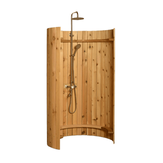 Rinse Ellipse Outdoor Shower - The Sauna Place