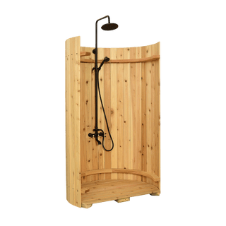 Rinse Ellipse Outdoor Shower - The Sauna Place