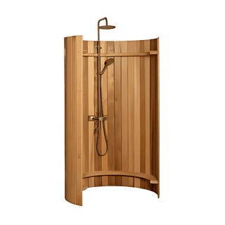 Rinse Ellipse Outdoor Shower - The Sauna Place