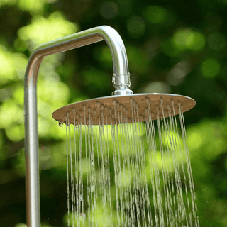 Rinse Tower Rustic Cedar Outdoor Shower - The Sauna Place