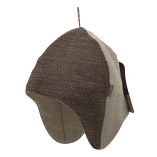 Sauna Hat, Brown, Adjustable Strap - The Sauna Place