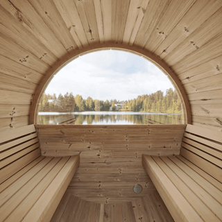 SaunaLife Model E6W Sauna Barrel-Window - The Sauna Place