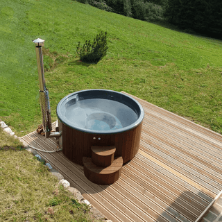 SaunaLife Model S4N Wood-Fired Hot Tub - The Sauna Place