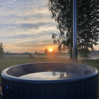 SaunaLife Model S4N Wood-Fired Hot Tub - The Sauna Place