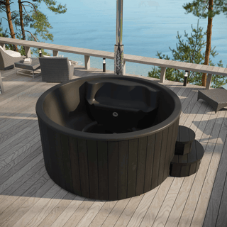 SaunaLife Model S4B Wood-Fired Hot Tub - The Sauna Place