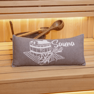 Sauna pillow – light grey - The Sauna Place